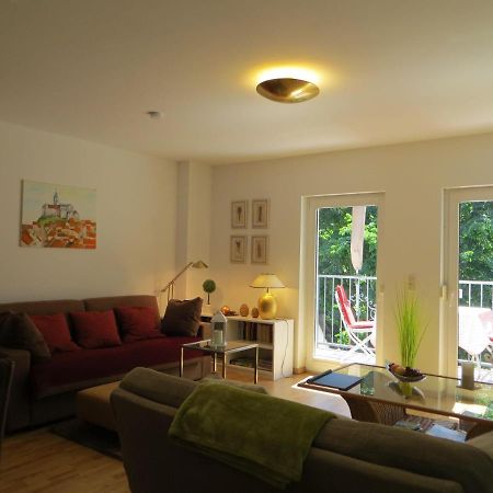 Weisses-Haus-Am-Kurpark-Fewo-Waldblick Quedlinburg Bagian luar foto