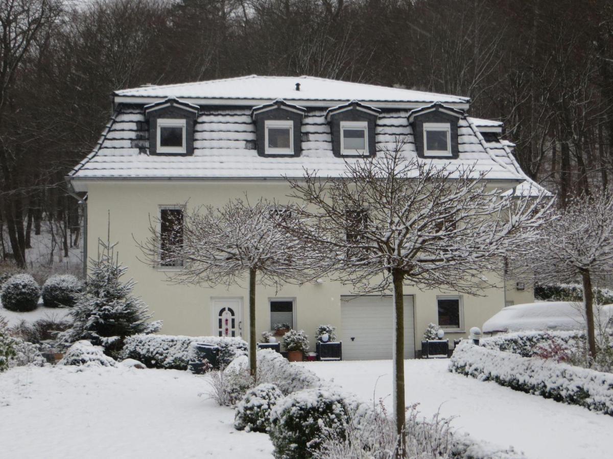 Weisses-Haus-Am-Kurpark-Fewo-Waldblick Quedlinburg Bagian luar foto